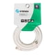 thumbnail image 1 of Arnés de Cable Coaxial RG-59 Steren con Conectores de Rosca Blanco Modelo 205-1800BL, 1 of 4