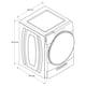 thumbnail image 3 of Lavadora Carga Frontal Expert Inverter Whirlpool 7MWFW5605MW 21 KG, 3 of 3