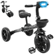 thumbnail image 1 of Triciclo 3 en 1 Plegable para Niños Convertible a Bicicleta y Balance Bike Luz Sonido Apto a partir de 2 Años o Hasta 25 kg -Gris, 1 of 7
