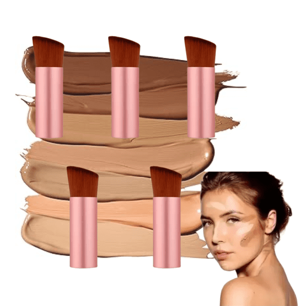 5 Brochas Para Base Maquillaje Profesional Chicas Suave