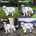 thumbnail image 5 of Impermeable transparente para perros con capucha cortavientos y puños elásticos impermeables, ajustables e impermeables, apto para perros medianos y grandes., 5 of 5