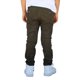thumbnail image 2 of Pantalón de Gabardina Stretch para Niño Color Verde Militar, 2 of 4