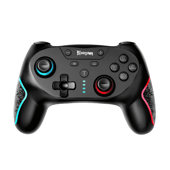 Control Inalámbrico Bloosom  Gamepad Y Joystick Para Nintendo Switch Negro