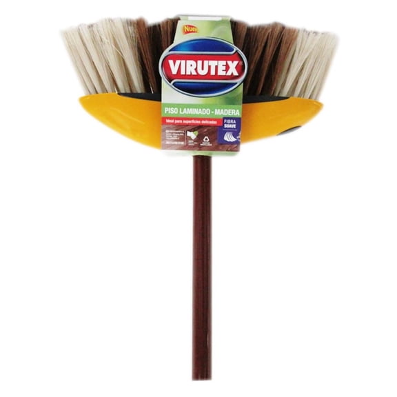 Escoba Virutex para superficies delicadas con mango