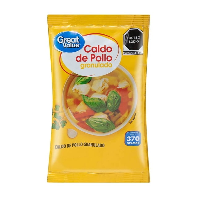 Caldo de pollo Great Value granulado 370 g