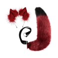 thumbnail image 1 of Orejas de Zorro Sunnimix Faux Tail Furry Halloween, 1 of 7