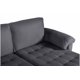 thumbnail image 2 of Sala Modular Reversible Makora Cavalli Con Memory Foam, Color Gris Oxford, Lino Respaldo Reclinable De 3 posiciones., 2 of 11