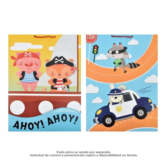 Bolsa de Regalo Dipak Jumbo para Niños 32x43 cm Varios Colores 1 Pieza