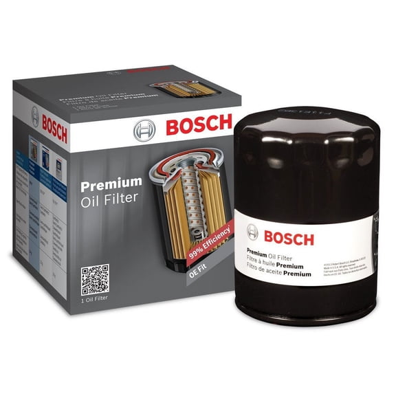 Filtro de aceite premium BOSCH 3323 con tecnología de filtración FILTECH - Compatible con Acura MDX RDX RSX TL seleccionados; Chrysler; Esquivar; Vado; Piloto del Honda Accord Civic CR-V; Infiniti; Ni