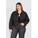 thumbnail image 1 of Chamarra denim con pedreria Roman Fashion /Tallas Extras, 0224 (Negro) negro 42, 1 of 6