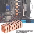 thumbnail image 2 of M Buder Disipador de Calor de Cobre Puro para RAM CPU y Tarjeta Gráfica 8 Piezas Enfriamiento Térmico Eficiente Componentes de Computadora para Portátil y PC, 2 of 9