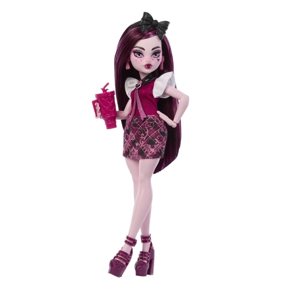 Muñeca de Juguete Mattel Monster High Draculaura Look Uniforme Monstruoso