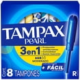 thumbnail image 1 of Tampones Tampax Pearl para Flujo Regular 8 pzas, 1 of 5