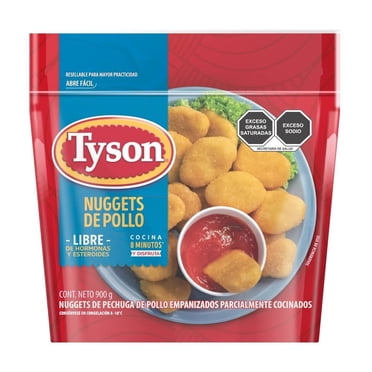 Nuggets de pollo Tyson empanizados parcialmente cocinados 900 g