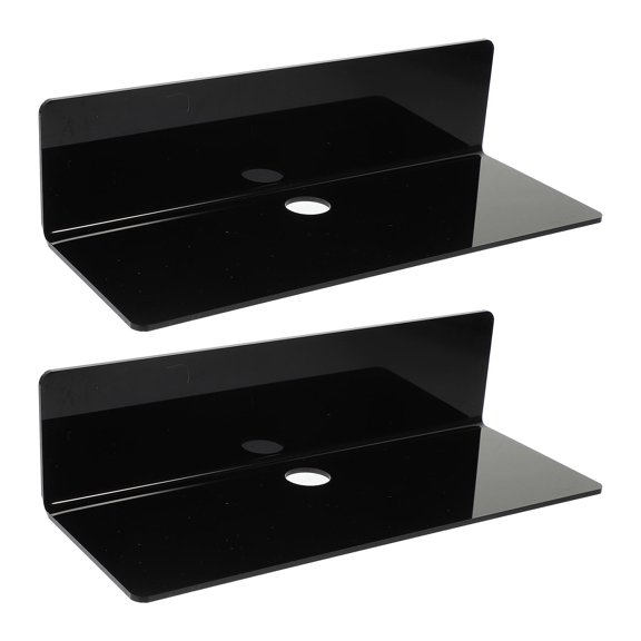 Luxshiny 2Ud Repisa Acrílica Para Con Instalación Estable Y Carga Fuerte Sin Daños En Pared