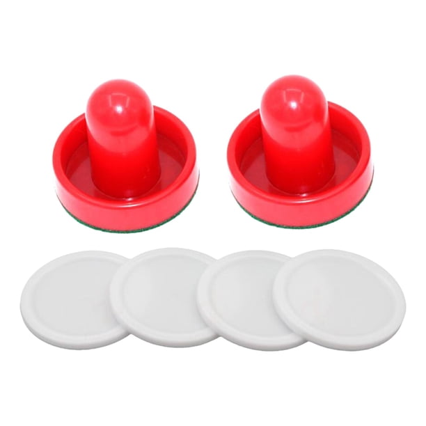 Paletas de Hockey de aire DYNWAVEMX 2 uds. empujadores y 4 discos rojo