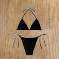 thumbnail image 3 of Traje de baño para mujer, moda, cómodo, bikini, traje de baño liso para mujer, bikinis, trajes de baño para mujer, conjuntos de bikini para mujer, trajes de baño bikini para mujer, 3 of 7