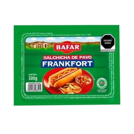 Salchicha de pavo Bafar frankfort 500 g