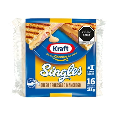 Queso tipo manchego Kraft Singles rebanado 288 g