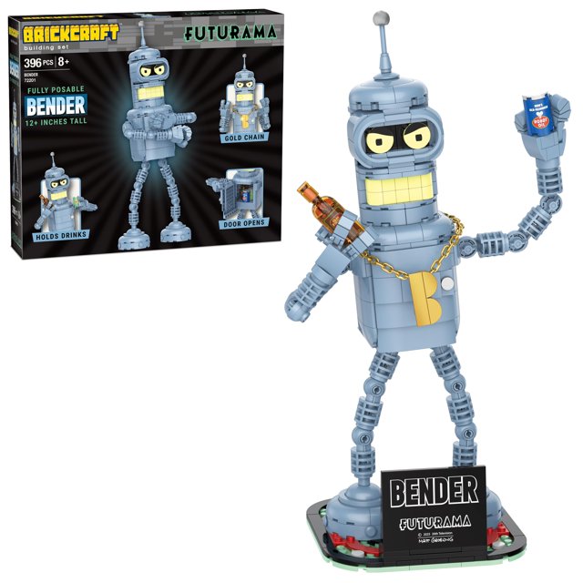 Spring Robot Craft Brickcraft Futurama Bender Kit de Construcción de Ladrillos (Juego de ...