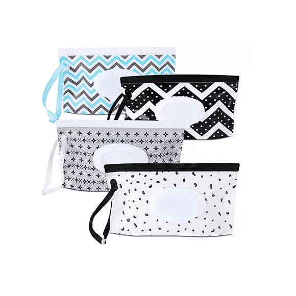 Caja Porta Toallitas Humedas Estuche azul,negro,gris,blanco