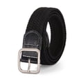 thumbnail image 1 of Zhuge Cinturón elástico para hombre, cinturón trenzado tejido elástico para hombre, cinturón informal de 1 3/8, cinturón de golf para pantalones vaqueros (negro), 1 of 3