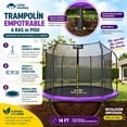 thumbnail image 3 of Trampolin Brincolin Little Monkey 14ft Gigante Empotrable 4.2m Malla Seguridad, 3 of 9