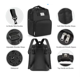thumbnail image 4 of Pañalera Mochila Multifuncional Para Bebe Con Cama Plegable Negro, 4 of 4