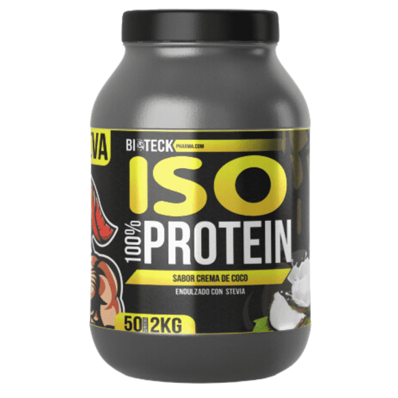 BIOTECKPHARMA | ISO protein sabor crema de coco de 4.41 lbs/ 2kg… BIOTECKPHARMA BIOTECKPHARMA ISO PROTEIN PROTEINA HIDROLIZADA 0 CARBOHIDRATOS