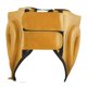 thumbnail image 3 of Protector de cabeza para entrenamiento unitalla, Cleto Reyes con barra "v" en piel color dorado, 3 of 3