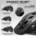 thumbnail image 4 of Casco KINGBIKE NTA-8776 MTB para bicicleta eléctrica y scooter eléctrico, talla M ajustable, 4 of 6