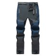 thumbnail image 1 of Ceisia Gift Men's Winter Casual Pants - Faddish Solid Patchwork Sports Zipper Pockets Trousers, 1 of 2