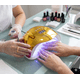 thumbnail image 2 of KIT PRO MANICURE: LÁMPARA UV/LED 54W TORNASOL + 12 GELES EFECTO GRANITO, 2 of 4