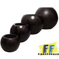 thumbnail image 2 of Maceta de Fibra de Vidrio FibraFormas Esfera Mini Chocolate, 2 of 5