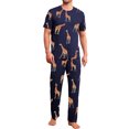 thumbnail image 1 of Conjunto De Pijama Shendy Vendy 2 Piezas Para Hombre Elegante Camisa Pantalon, 1 of 4