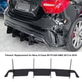 thumbnail image 4 of Spoiler de Labios de Parachoques Trasero, Aspecto de Parachoques Trasero del ala Trasero DiCusor de Labios Brillante Liviano Black Aerodinámico para la Clase A W176 A45 AMG, 4 of 7