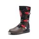 thumbnail image 3 of Botas de motocross para hombre: conducción todoterreno, carreras de motos de cross, zapatos de moto con protección para el tobillo y tracción duradera,Marrón,41, 3 of 11