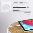 thumbnail image 4 of Cargador de pared USB C Pukiou 20W para Samsung Galaxy S25/S24 FE, 4 of 7