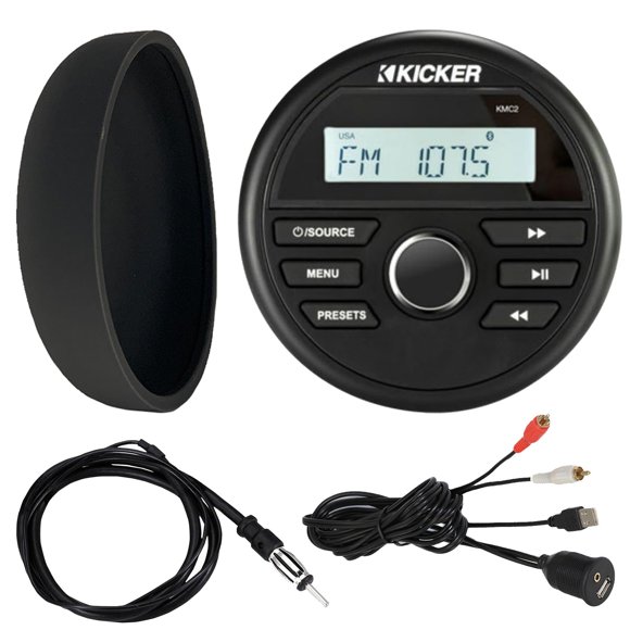 Receptor AV KICKER 46KMC2 Marino Bluetooth USB/AUX