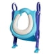thumbnail image 2 of Asiento Entrenador Papubaby  para Inodoro con Escalera Acolchado Azul-Morado, 2 of 2
