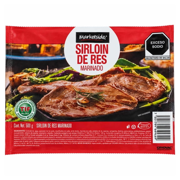 Marketside Sirloin Marinado 500 G