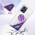 thumbnail image 3 of Funda para Xiaomi POCO X5 5G con Brillo Líquido Flotante, Purpurina, Parachoques y Anillo Giratorio Soporte, 3 of 5