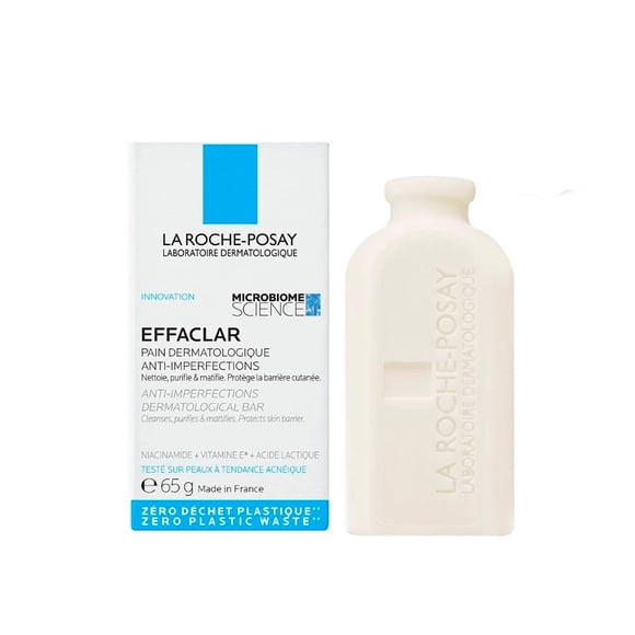 Limpiador facial La Roche-Posay Effaclar Jabón en Barra para piel grasa con tendecia al acné 65gr