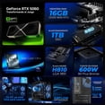thumbnail image 3 of PC Gamer Completa IA Entry Xtreme PC Gaming ALIENWARE NVIDIA GeForce RTX 5060 Intel Core Ultra 5 225F 16GB DDR5 SSD 1TB Monitor Curvo 32 180Hz Sistema Liquido WIFI Productividad Acelerada con IA, 3 of 6