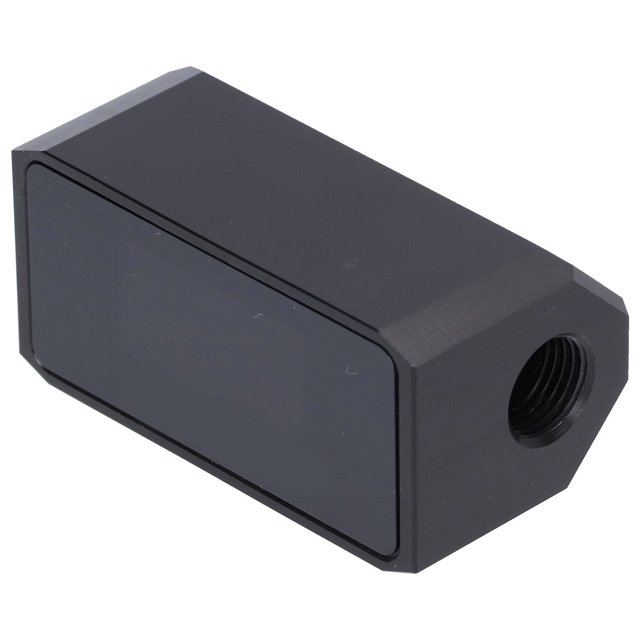 Medidor digital en línea para de enfriamiento de agua de PC pantalla OLED con indicador hembra G1/4" - /Temperatura/Velocidad Medidor de enfriamiento de agua de PC