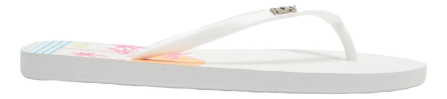 Sandalias Roxy Viva Mujer Color Blanco Modelo ARJL100683WTH