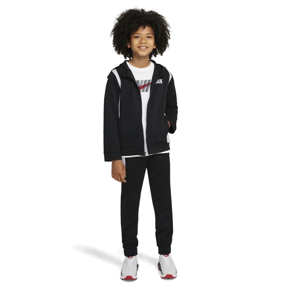 Conjunto Nike NSW Poly Ovly para Niños UNISEX DD8567-010 negro XL
