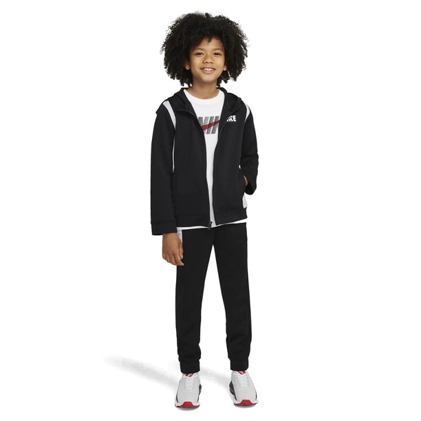 Conjunto Nike NSW Poly Ovly para Niños UNISEX DD8567-010 negro XL