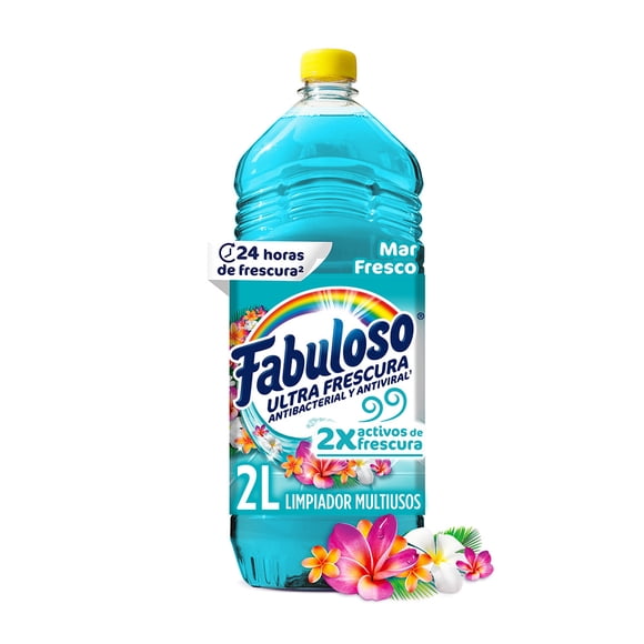 Limpiador Multiusos Líquido Fabuloso Mar Fresco 3X Activos de Fragancia 2 L