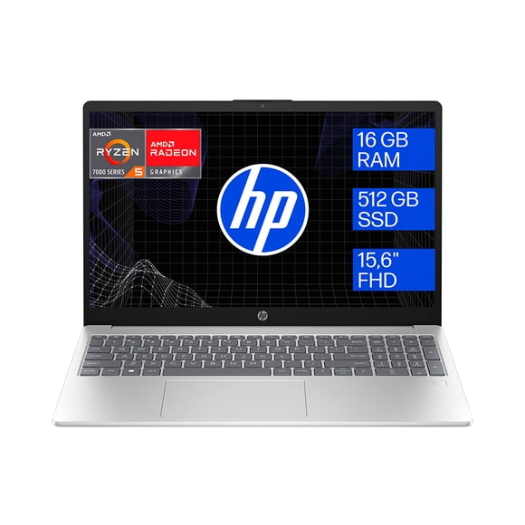 Laptop HP 15-fc0070la AMD Ryzen 5 16GB RAM 512GB SSD